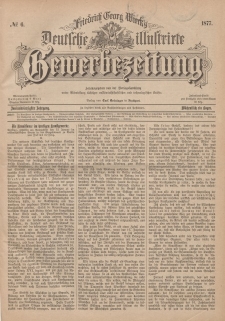 Deutsche Illustrirte Gewerbezeitung, 1877. Jahrg. XLII, nr 6.