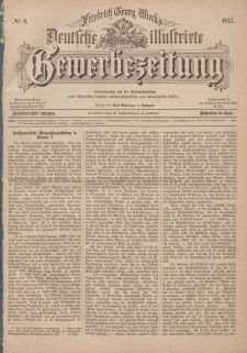 Deutsche Illustrirte Gewerbezeitung, 1877. Jahrg. XLII, nr 8.