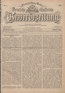 Deutsche Illustrirte Gewerbezeitung, 1877. Jahrg. XLII, nr 8.