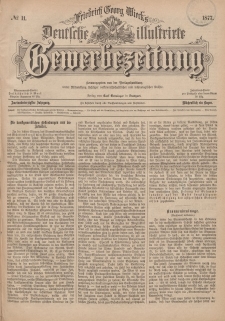 Deutsche Illustrirte Gewerbezeitung, 1877. Jahrg. XLII, nr 11.