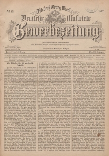 Deutsche Illustrirte Gewerbezeitung, 1877. Jahrg. XLII, nr 13.