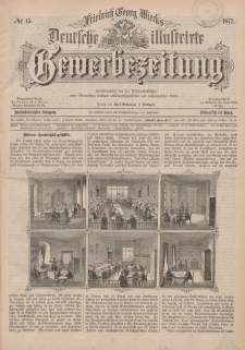 Deutsche Illustrirte Gewerbezeitung, 1877. Jahrg. XLII, nr 15.