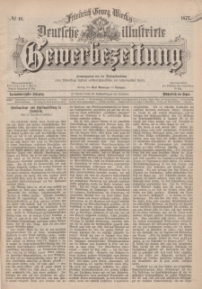 Deutsche Illustrirte Gewerbezeitung, 1877. Jahrg. XLII, nr 16.
