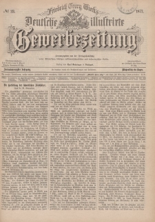 Deutsche Illustrirte Gewerbezeitung, 1877. Jahrg. XLII, nr 23.
