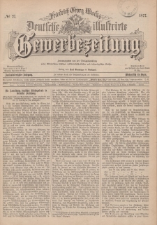 Deutsche Illustrirte Gewerbezeitung, 1877. Jahrg. XLII, nr 27.