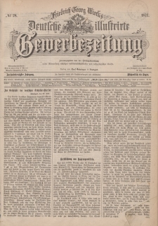 Deutsche Illustrirte Gewerbezeitung, 1877. Jahrg. XLII, nr 28.