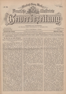Deutsche Illustrirte Gewerbezeitung, 1877. Jahrg. XLII, nr 30.
