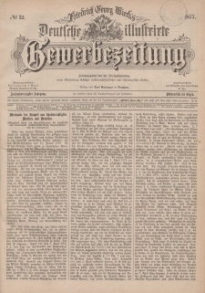 Deutsche Illustrirte Gewerbezeitung, 1877. Jahrg. XLII, nr 32.
