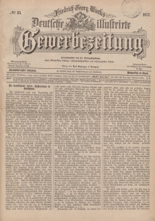 Deutsche Illustrirte Gewerbezeitung, 1877. Jahrg. XLII, nr 35.