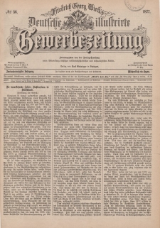 Deutsche Illustrirte Gewerbezeitung, 1877. Jahrg. XLII, nr 36.