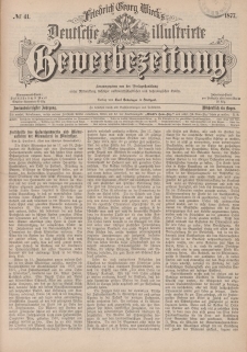 Deutsche Illustrirte Gewerbezeitung, 1877. Jahrg. XLII, nr 41.