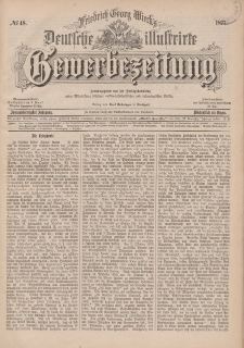 Deutsche Illustrirte Gewerbezeitung, 1877. Jahrg. XLII, nr 48.