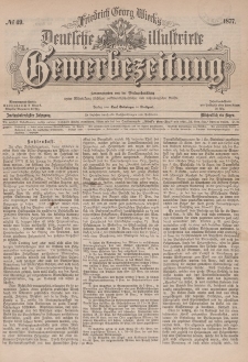 Deutsche Illustrirte Gewerbezeitung, 1877. Jahrg. XLII, nr 49.