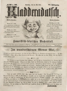Kladderadatsch, 6. Jahrgang, Sonntag, 15. Mai 1853, Nr. 22/23