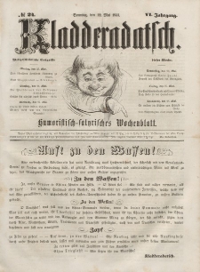 Kladderadatsch, 6. Jahrgang, Sonntag, 22. Mai 1853, Nr. 24