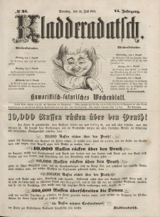 Kladderadatsch, 6. Jahrgang, Sonntag, 31. Juli 1853, Nr. 35