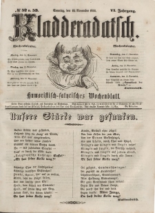 Kladderadatsch, 6. Jahrgang, Sonntag, 13. November 1853, Nr. 52/53