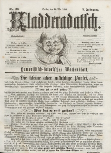 Kladderadatsch, 7. Jahrgang, 21. Mai 1854, Nr. 24