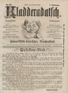 Kladderadatsch, 7. Jahrgang, 18. Juni 1854, Nr. 28