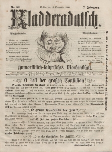 Kladderadatsch, 7. Jahrgang, 3. September 1854, Nr. 42
