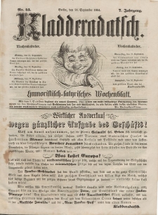 Kladderadatsch, 7. Jahrgang, 24. September 1854, Nr. 45