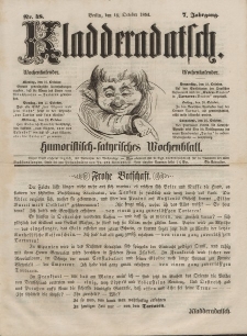 Kladderadatsch, 7. Jahrgang, 15. Oktober 1854, Nr. 48