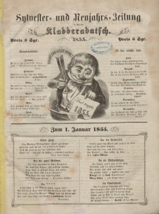 Kladderadatsch, 8. Jahrgang, 1. Januar 1855, Nr. 1