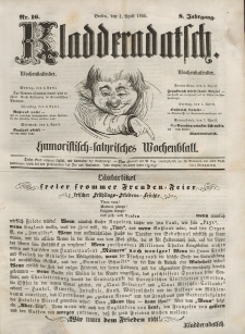 Kladderadatsch, 8. Jahrgang, 1. April 1855, Nr. 16