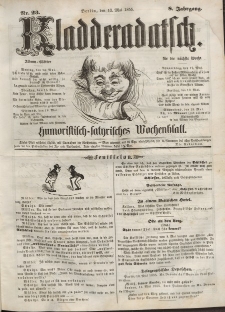 Kladderadatsch, 8. Jahrgang, 13. Mai 1855, Nr. 23