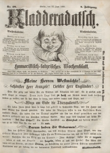 Kladderadatsch, 8. Jahrgang, 17. Juni 1855, Nr. 28