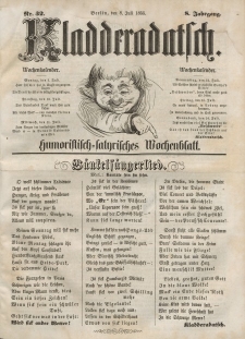 Kladderadatsch, 8. Jahrgang, 8. Juli 1855, Nr. 32