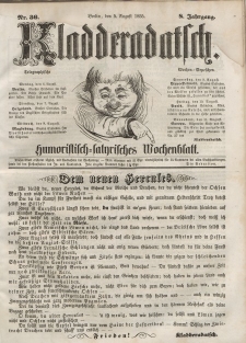 Kladderadatsch, 8. Jahrgang, 5. August 1855, Nr. 36