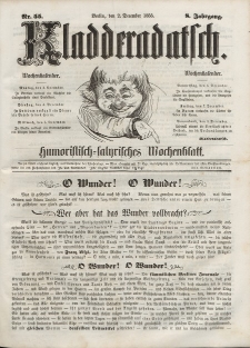 Kladderadatsch, 8. Jahrgang, 2. Dezember 1855, Nr. 55