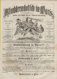 Kladderadatsch, 8. Jahrgang, 1855, (4- Beiblatt)