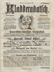 Kladderadatsch, 9. Jahrgang, 6. Januar 1856, Nr. 1