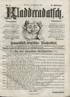 Kladderadatsch, 9. Jahrgang, 3. Februar 1856, Nr. 5