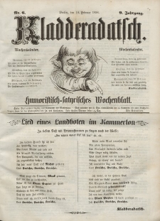 Kladderadatsch, 9. Jahrgang, 10. Februar 1856, Nr. 6