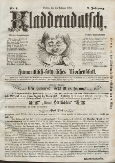 Kladderadatsch, 9. Jahrgang, 24. Februar 1856, Nr. 8