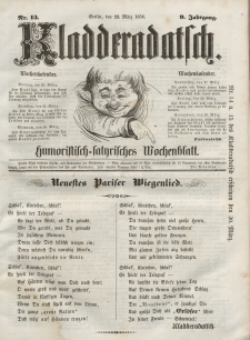 Kladderadatsch, 9. Jahrgang, 23. März 1856, Nr. 13