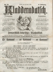 Kladderadatsch, 9. Jahrgang, 20. April 1856, Nr. 18