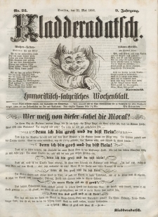 Kladderadatsch, 9. Jahrgang, 31. Mai 1856, Nr. 25