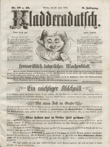 Kladderadatsch, 9. Jahrgang, 29. Juni 1856, Nr. 29/30