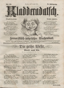 Kladderadatsch, 9. Jahrgang, 6. Juli 1856, Nr. 31