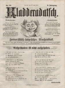 Kladderadatsch, 9. Jahrgang, 13. Juli 1856, Nr. 32