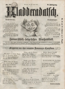 Kladderadatsch, 9. Jahrgang, 27. Juli 1856, Nr. 34