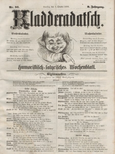 Kladderadatsch, 9. Jahrgang, 5. Oktober 1856, Nr. 46