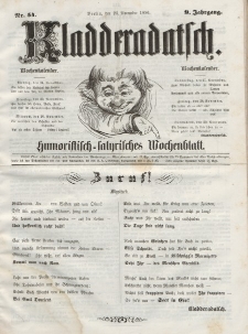 Kladderadatsch, 9. Jahrgang, 23. November 1856, Nr. 54