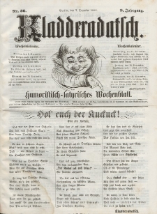 Kladderadatsch, 9. Jahrgang, 7. Dezember 1856, Nr. 56