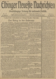 Elbinger Neueste Nachrichten, Nr. 74 Sonntag 16 März 1913 65. Jahrgang
