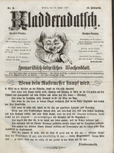Kladderadatsch, 10. Jahrgang, 18. Januar 1857, Nr. 3